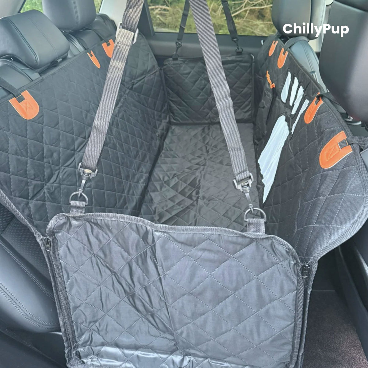 Luxury 4-in-1 Waterproof Dog Car Seat Cover – Back Seat & Boot Protector