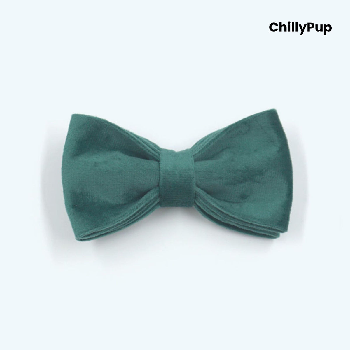 Velvet Dog Collar, Harness & Lead Set on a white background with Chillypup branding